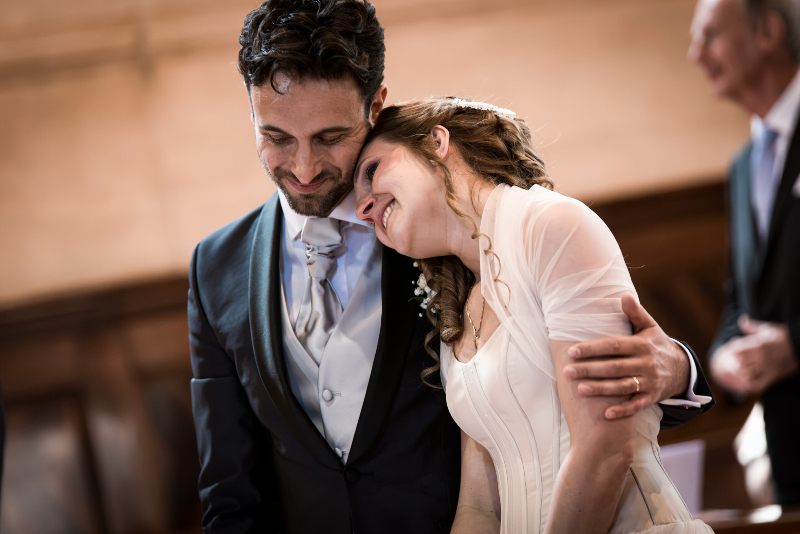Sposi emozionati durante la cerimonia di matrimonio, progetto Storie da condividere a Padova